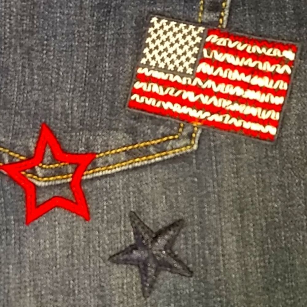 Womens ROCK & REPUBLIC Distressed Jeans Size 12 M - Picture 3 of 6